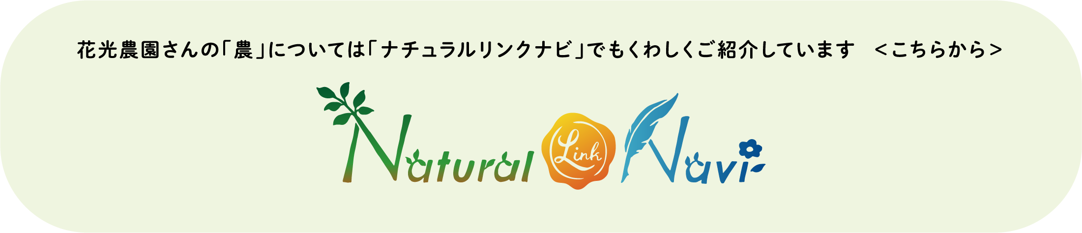 花光農園さんの「農」については「ナチュラルリンクナビ」でもくわしくご紹介しています  ＜こちらから＞