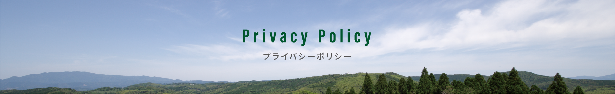 プライバシーポリシー